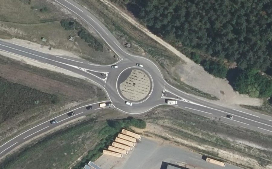 Vue aérienne du Route de Badet