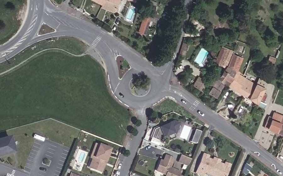 Vue aérienne du Avenue de Plaisance