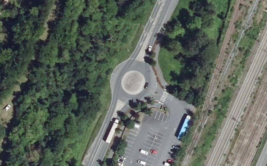 Vue aérienne du Route de Creil