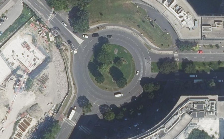 Vue aérienne du Porte de Neuilly