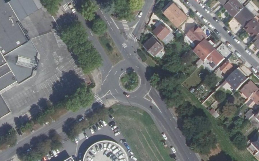 Vue aérienne du Avenue du Pavé Neuf