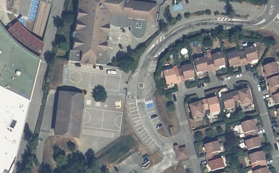 Vue aérienne du Rue du Belvédère