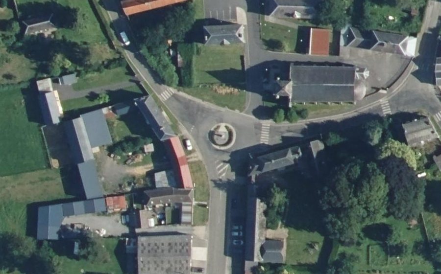 Vue aérienne du Place Robert Beaumont