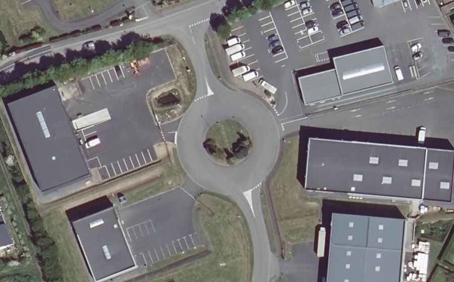 Vue aérienne du Rue de Normandie