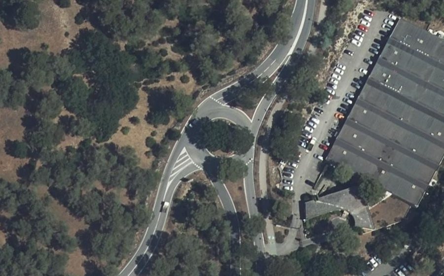 Vue aérienne du Rond-Point des Agasses