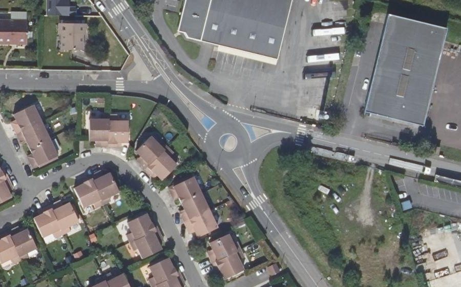 Vue aérienne du Rue de Tournenfils