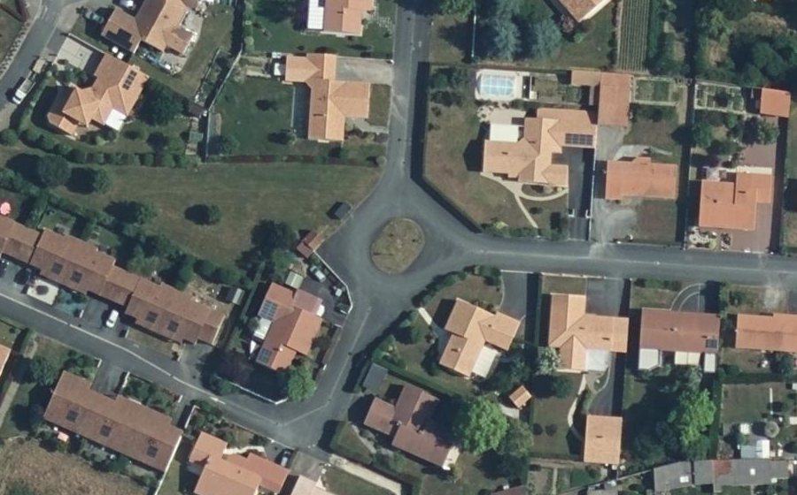 Vue aérienne du Rue Jacques Sire