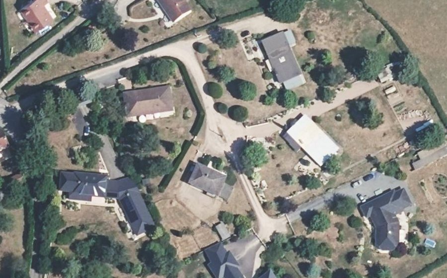 Vue aérienne du Chemin des Baguettes