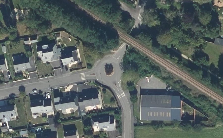 Vue aérienne du Rue de Bel Air