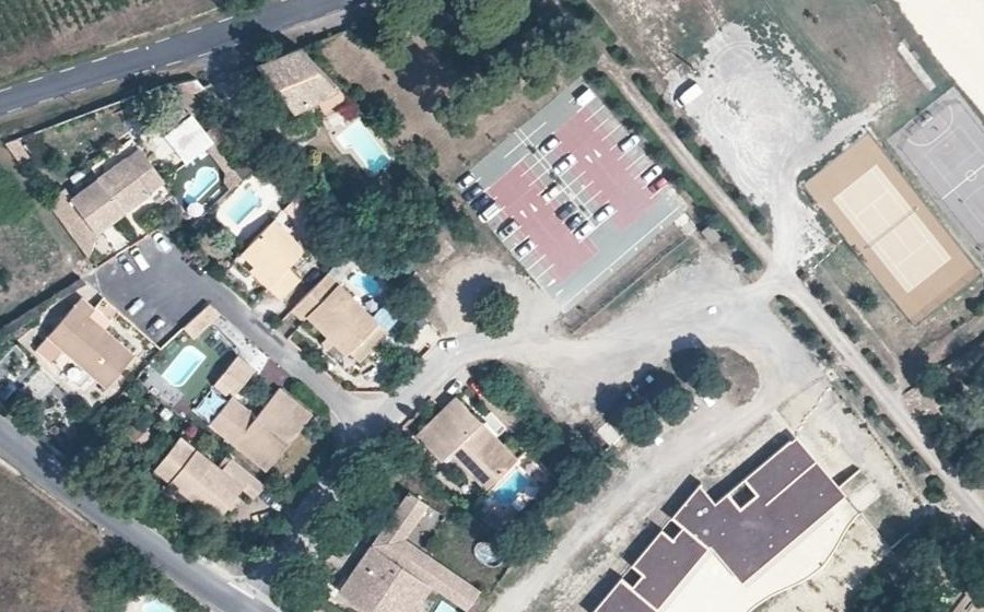 Vue aérienne du Rue du Parc
