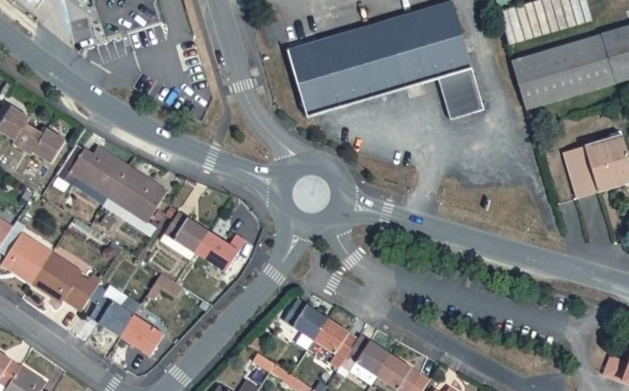 Vue aérienne du Rue Savary de l'Epineraye