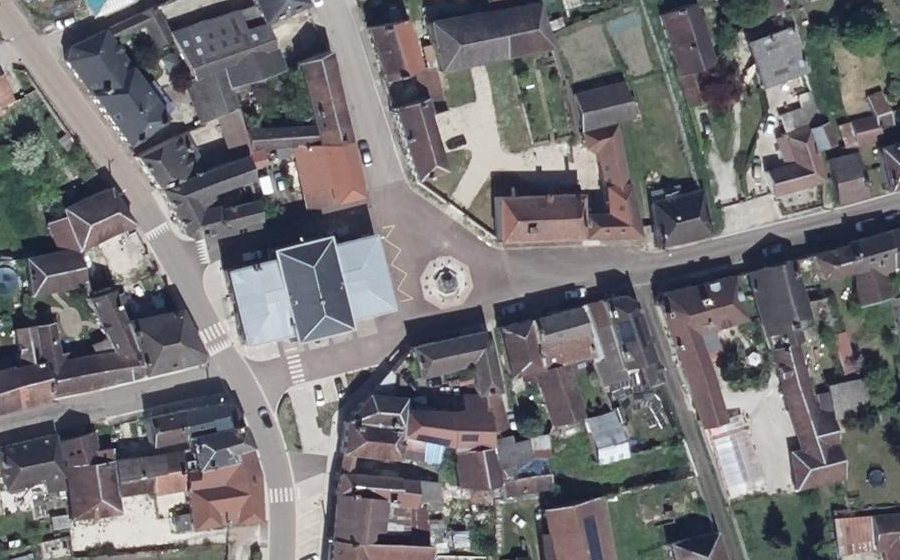 Vue aérienne de la Place Gambetta