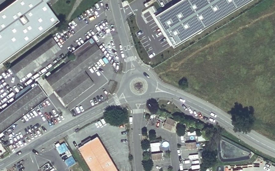 Vue aérienne du Rue Louis Bréguet