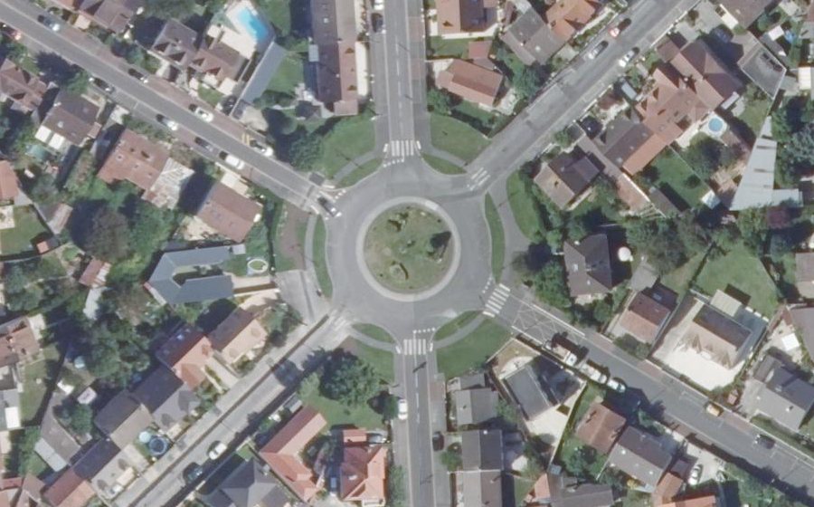 Vue aérienne du Place Jean Jaurès
