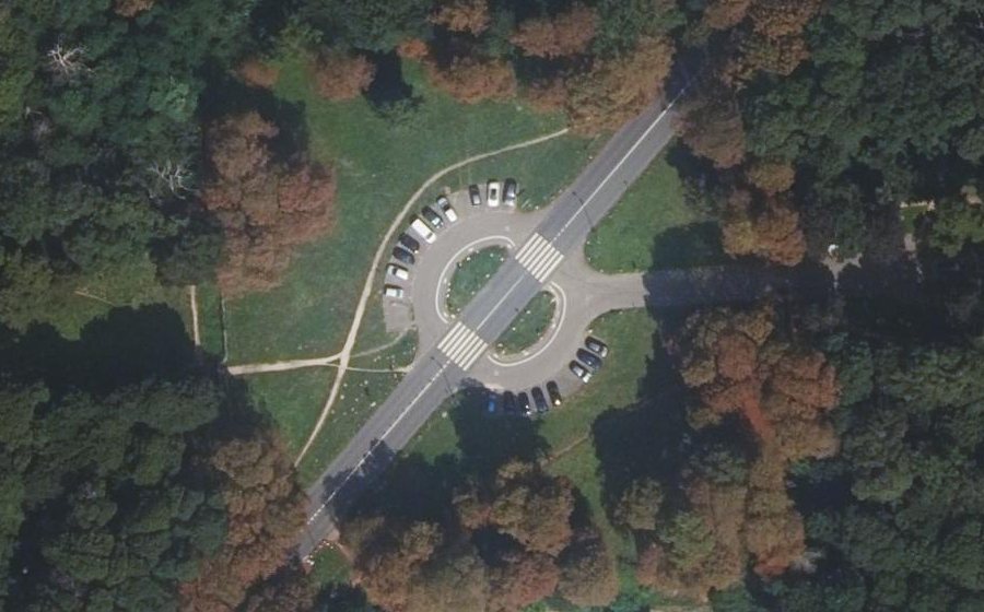 Vue aérienne du Le Rond Carré