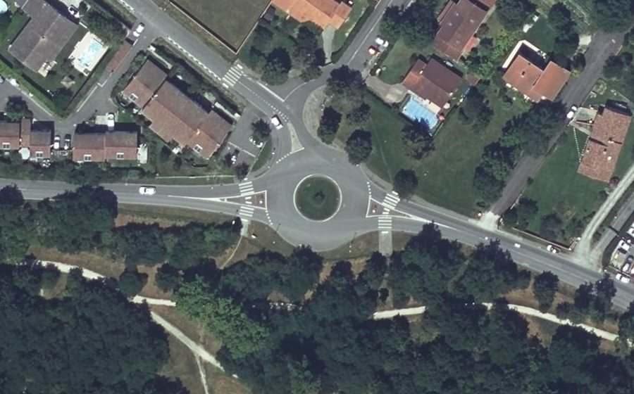 Vue aérienne du Avenue de Plaisance