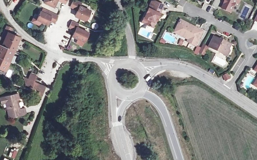 Vue aérienne du Route du Martinais d'en Haut