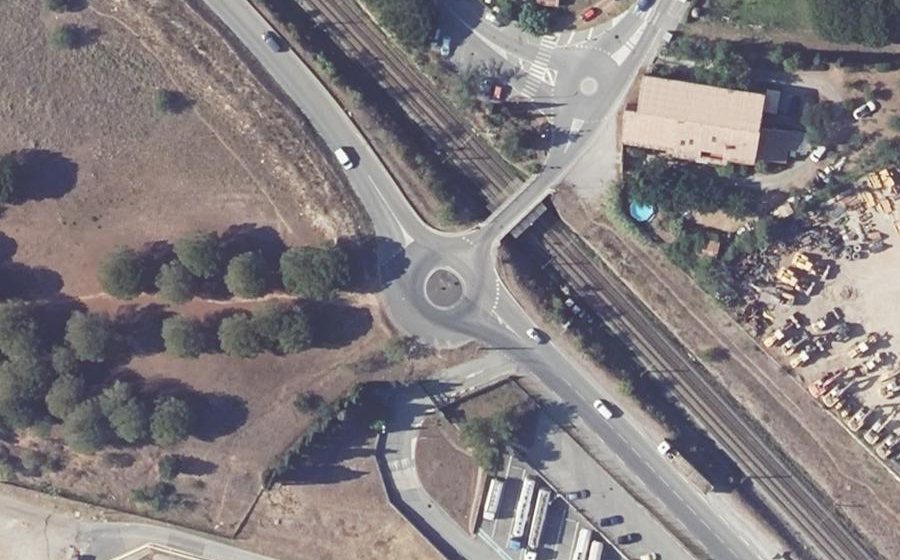 Vue aérienne du Rond-point anonyme n°222009392