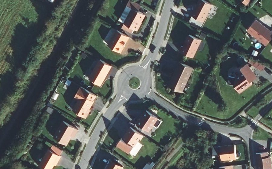 Vue aérienne du Rue Jacques Brel