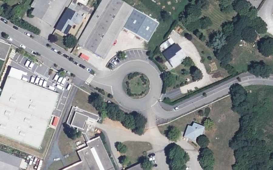 Vue aérienne du Impasse des Artisans