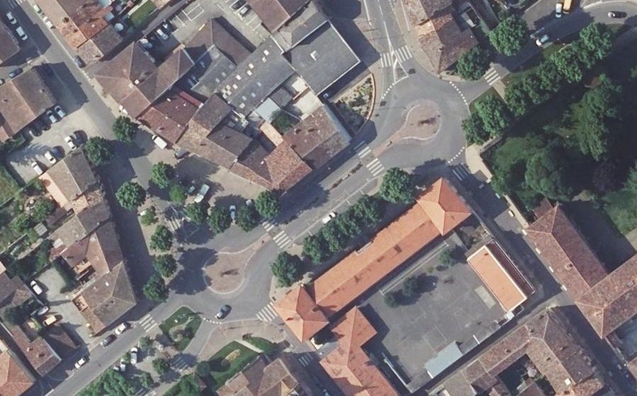 Vue aérienne du Boulevard Louis Sicre
