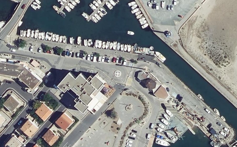 Vue aérienne du Giratoire du Port
