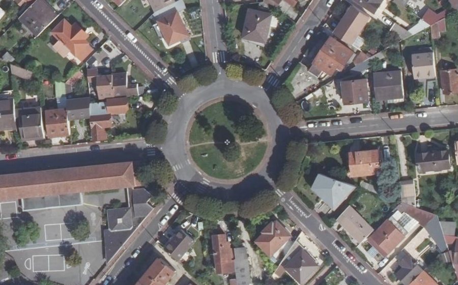 Vue aérienne du Place de l’Étoile