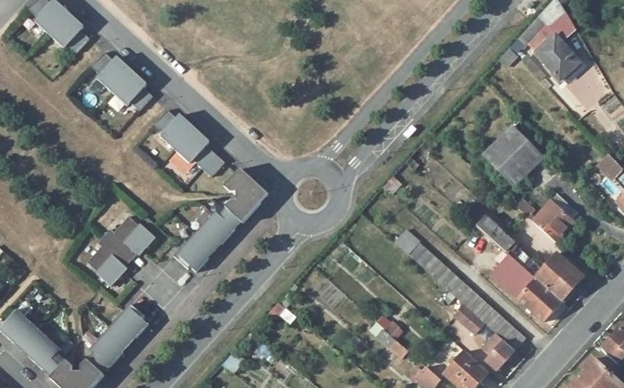 Vue aérienne du Rue Roger Loury