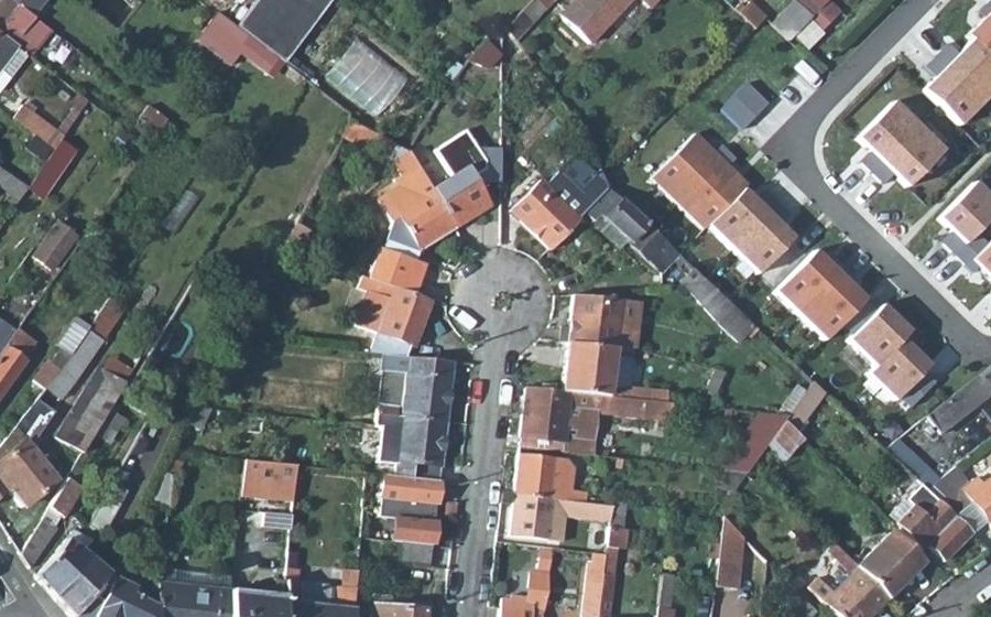 Vue aérienne du Avenue Tanguy Brégéon