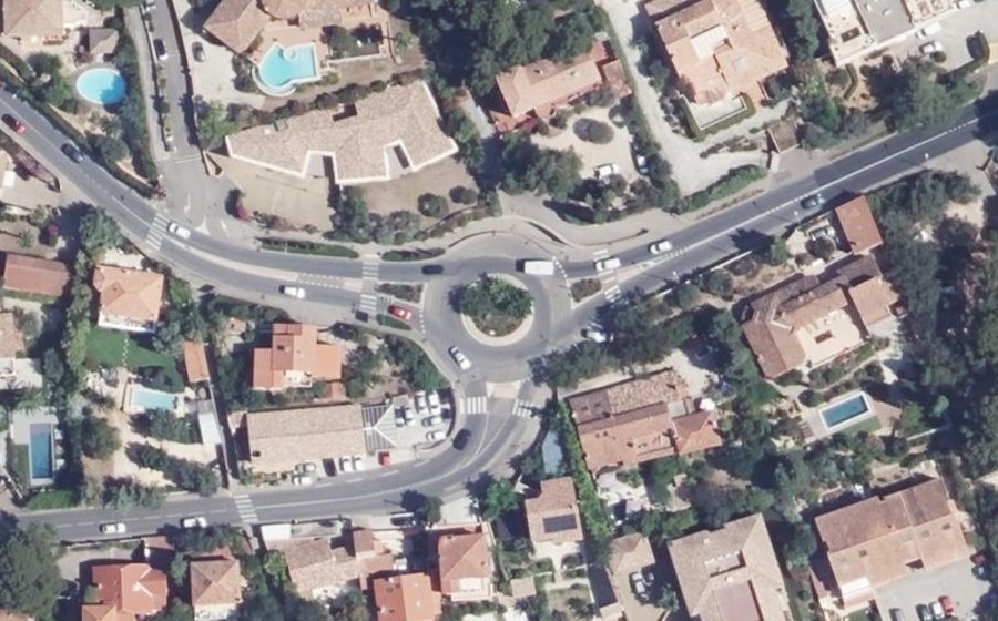 Vue aérienne du Rond-Point de Koscierzyna
