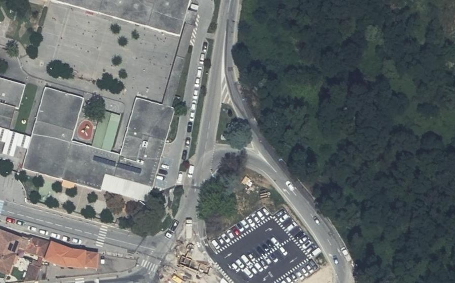 Vue aérienne du Rond-Point des Vanniers