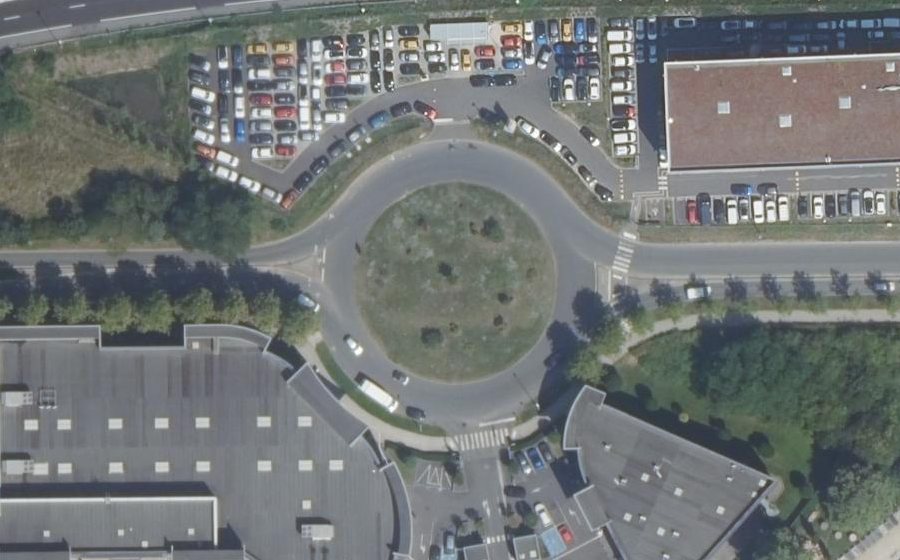 Vue aérienne du Boulevard Jean Monnet