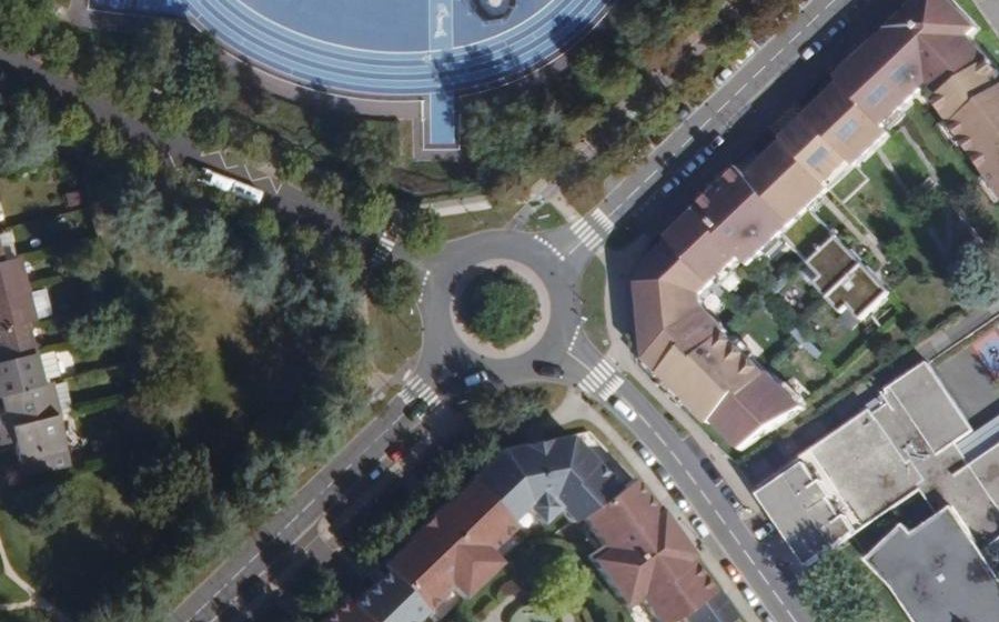 Vue aérienne de la Place Bernard Cheramy