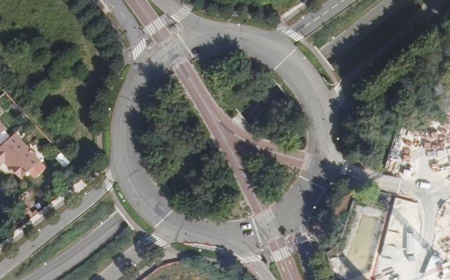 Vue aérienne du Place de Villaroy