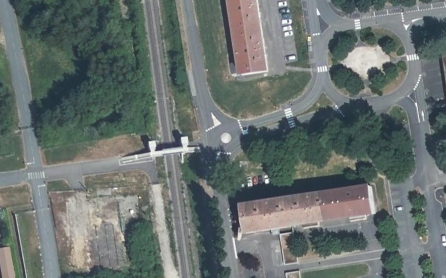 Vue aérienne du Rue du Pâquis