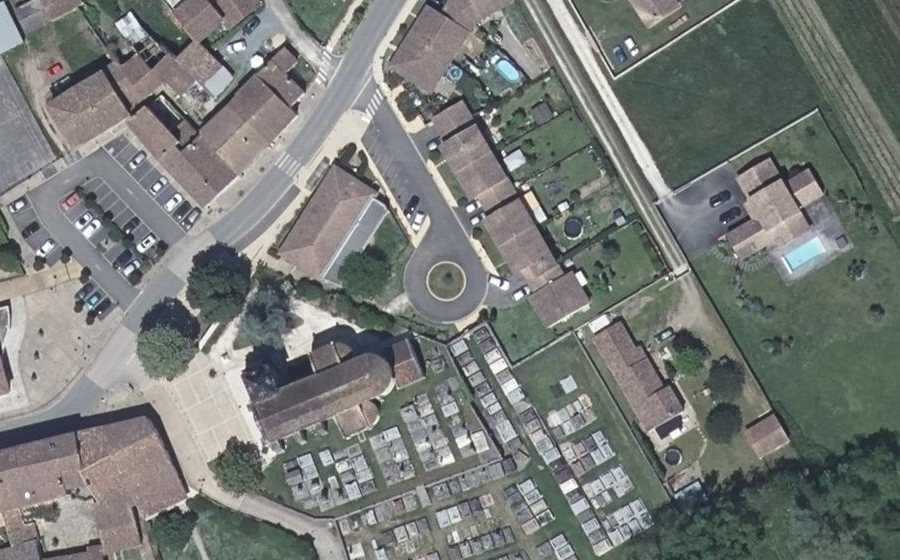 Vue aérienne du Allée Saint-Exupéry