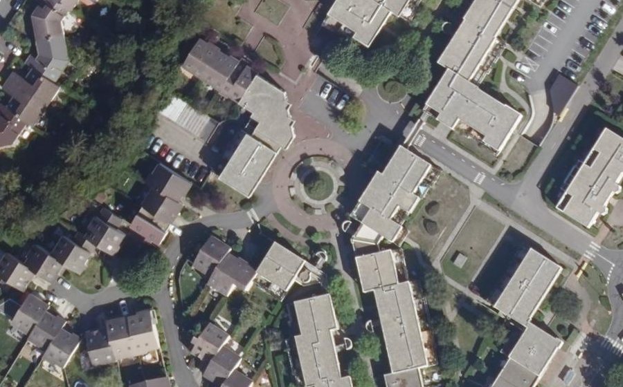 Vue aérienne du Place Diderot