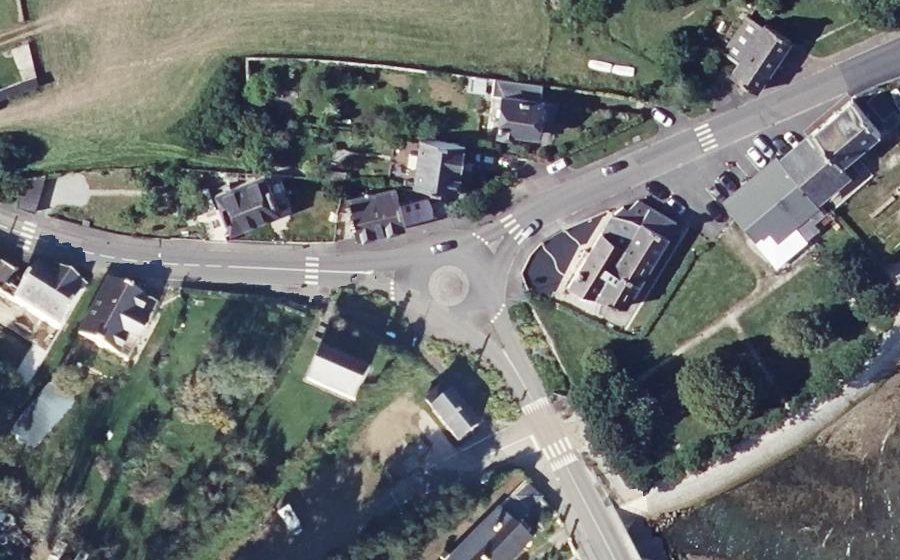 Vue aérienne du Rond-point anonyme n°227001469