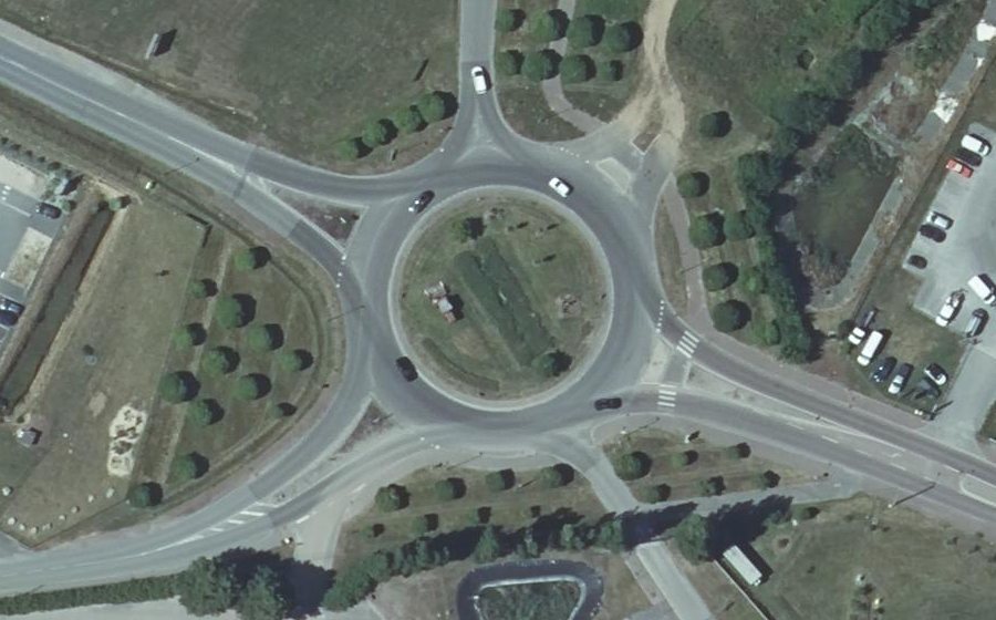 Vue aérienne du Rue Cayaux