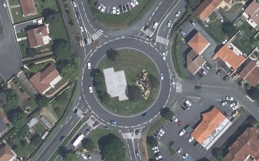 Vue aérienne du Place de la Légion d’Honneur