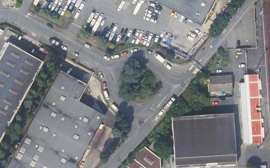 Vue aérienne du Rue de Chevilly