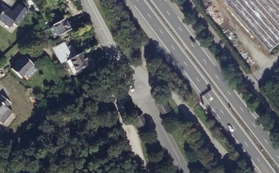 Vue aérienne du Rond-Point du Bois de Sapin