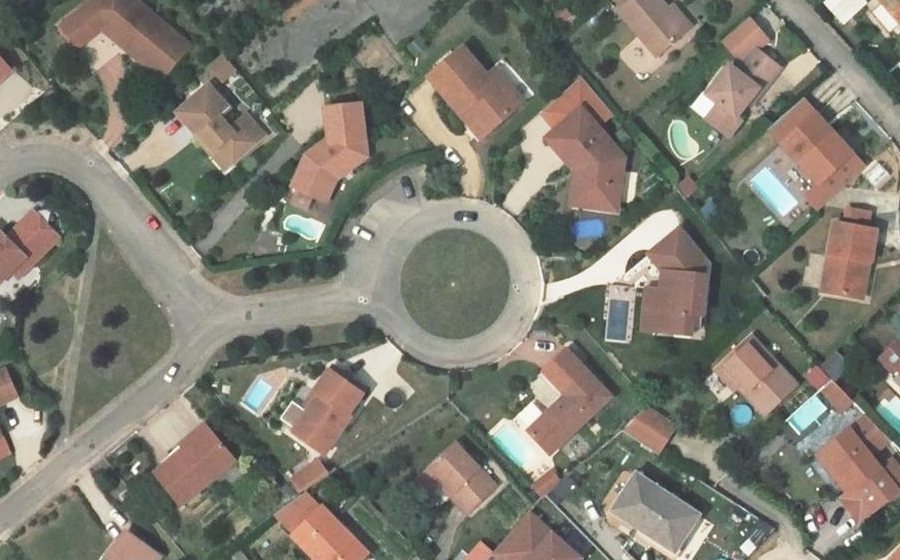 Vue aérienne du Allée Marie Thélisson