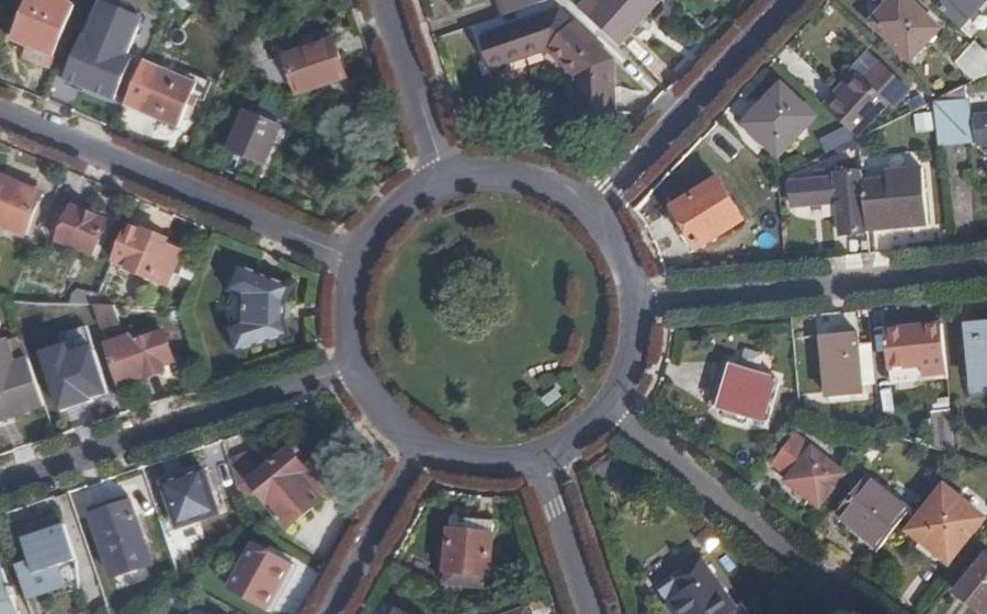 Vue aérienne du Place de la République