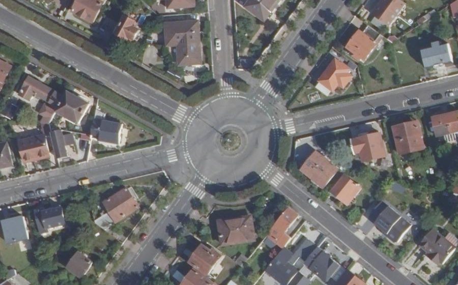 Vue aérienne du Place Victor Hugo