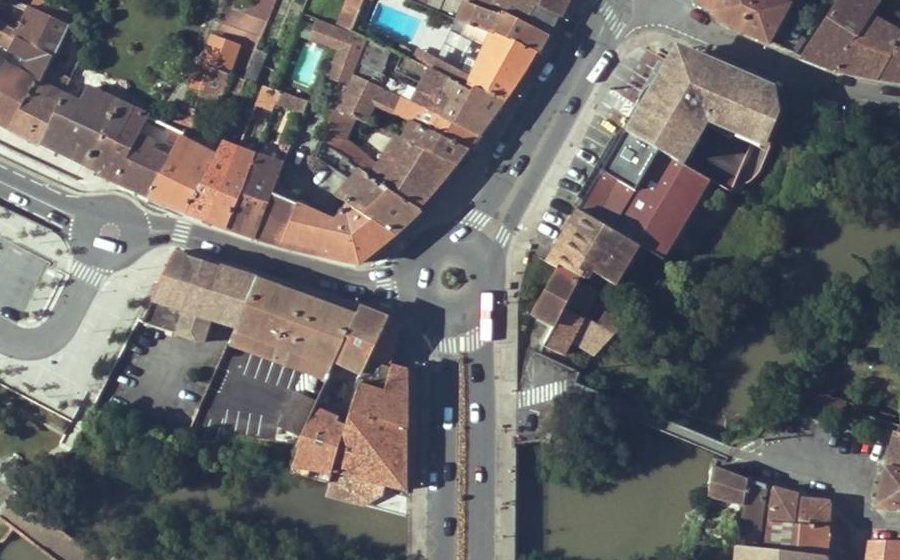 Vue aérienne du Place du Languedoc