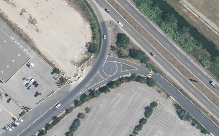 Vue aérienne du Route de la Foire