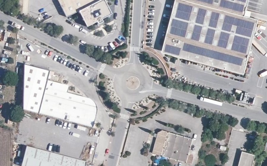 Vue aérienne du Place Roland Garros