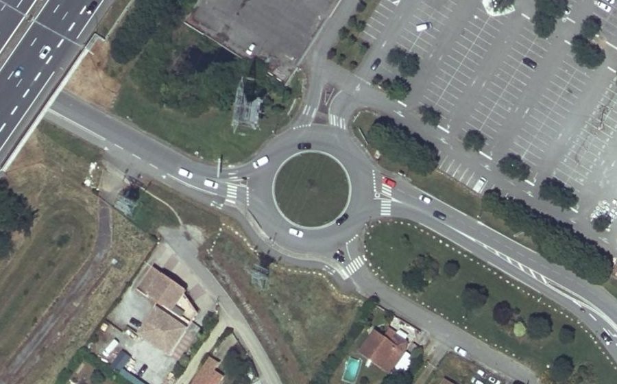Vue aérienne du Route de Francazal