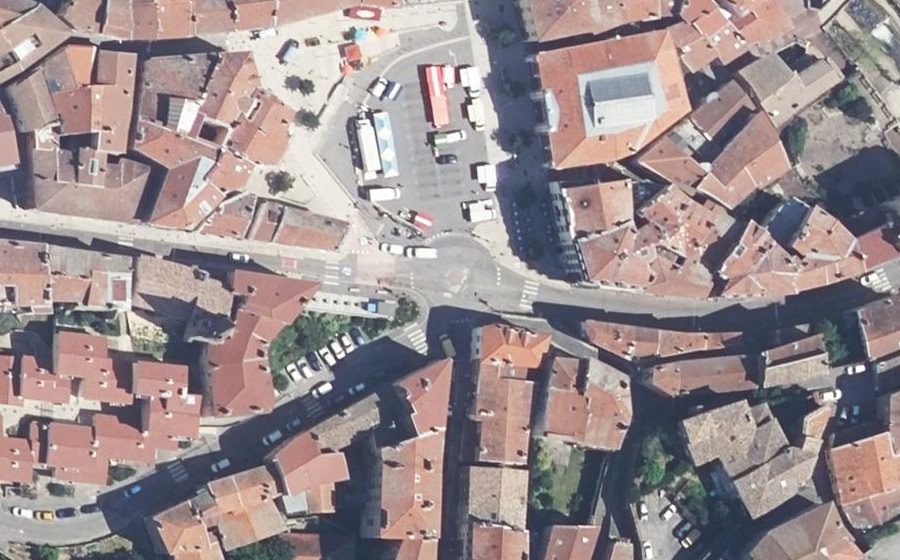 Vue aérienne du Place de la Liberté